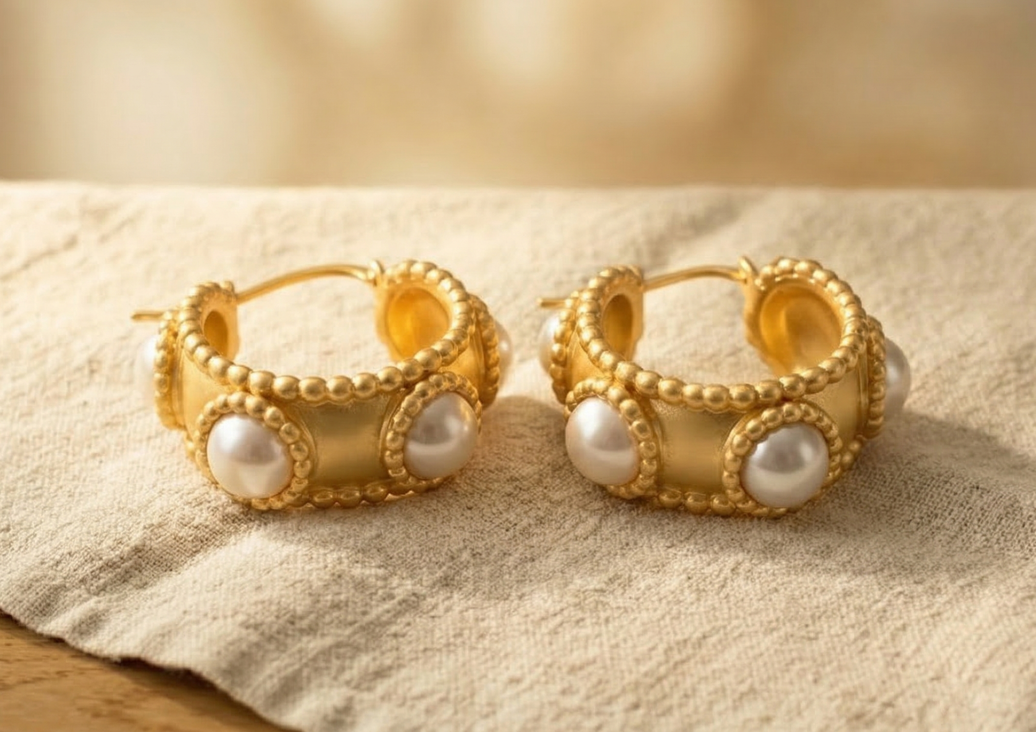 SellPix result - pearl earrings, consistent brand scene
